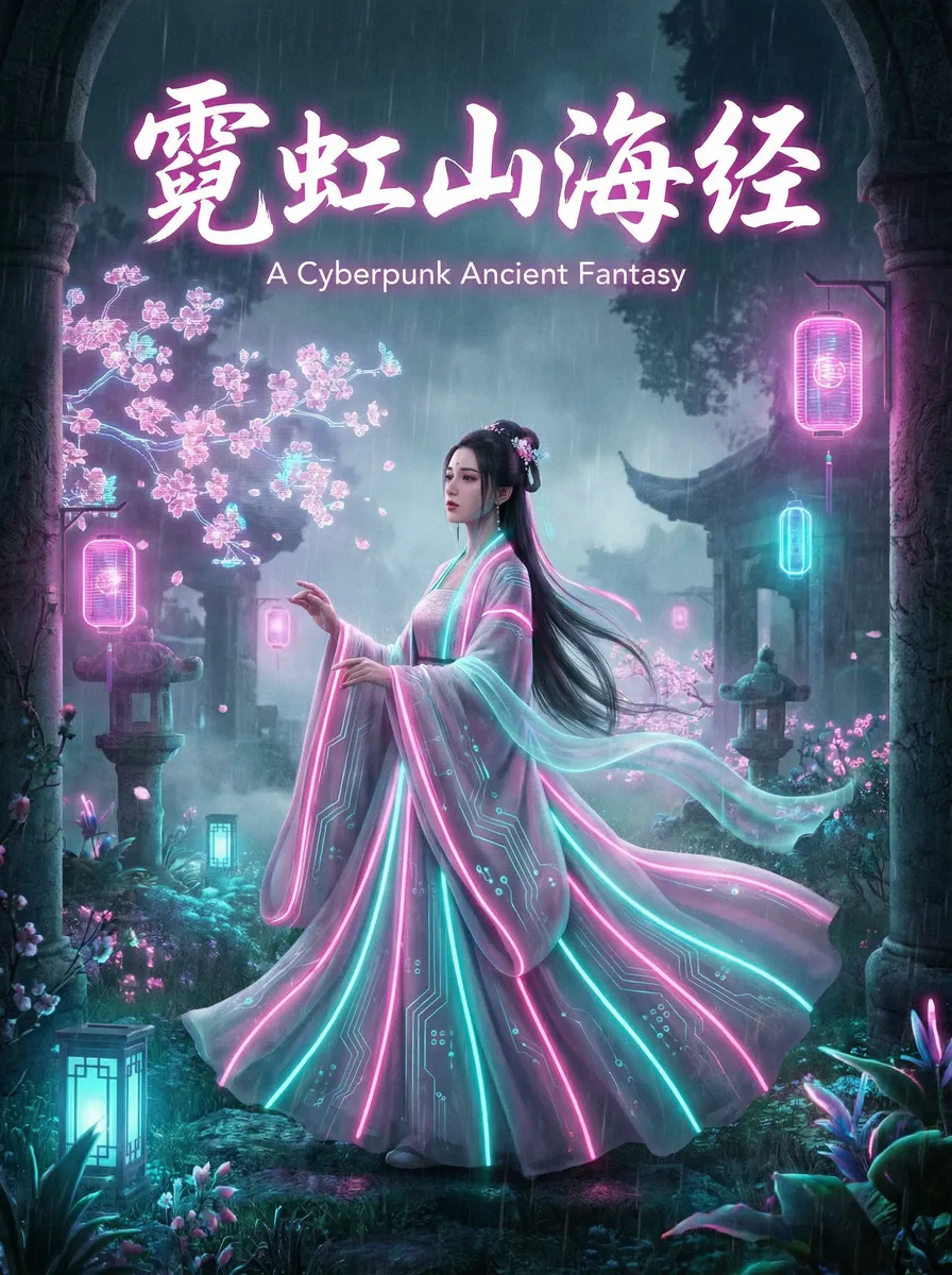 卡一卡二卡三在线入口十八岁 古风奇缘短剧 - 霓虹山海经海报